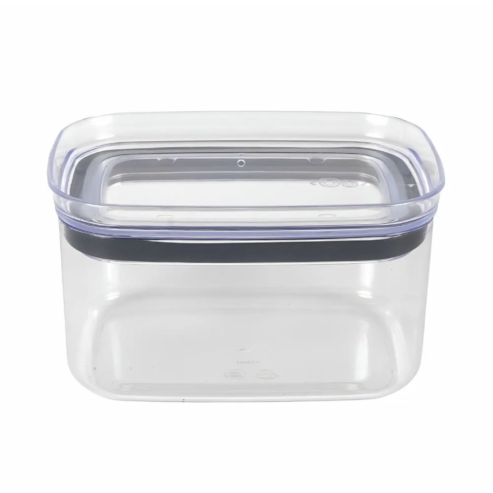 Pote Hermético Retangular Block Ou 650Ml - Natural