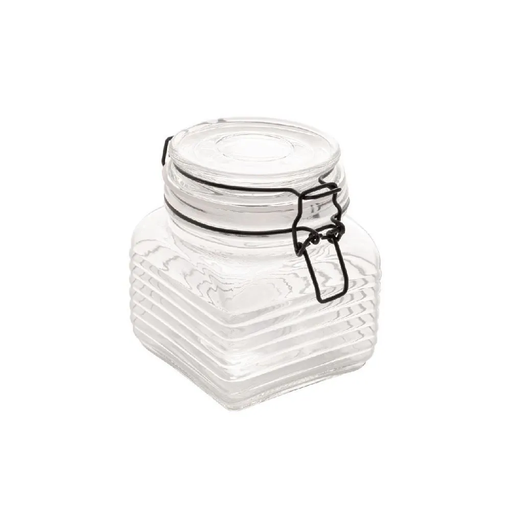 Pote Hermético Quadrado Lyor 750 Ml - Preto