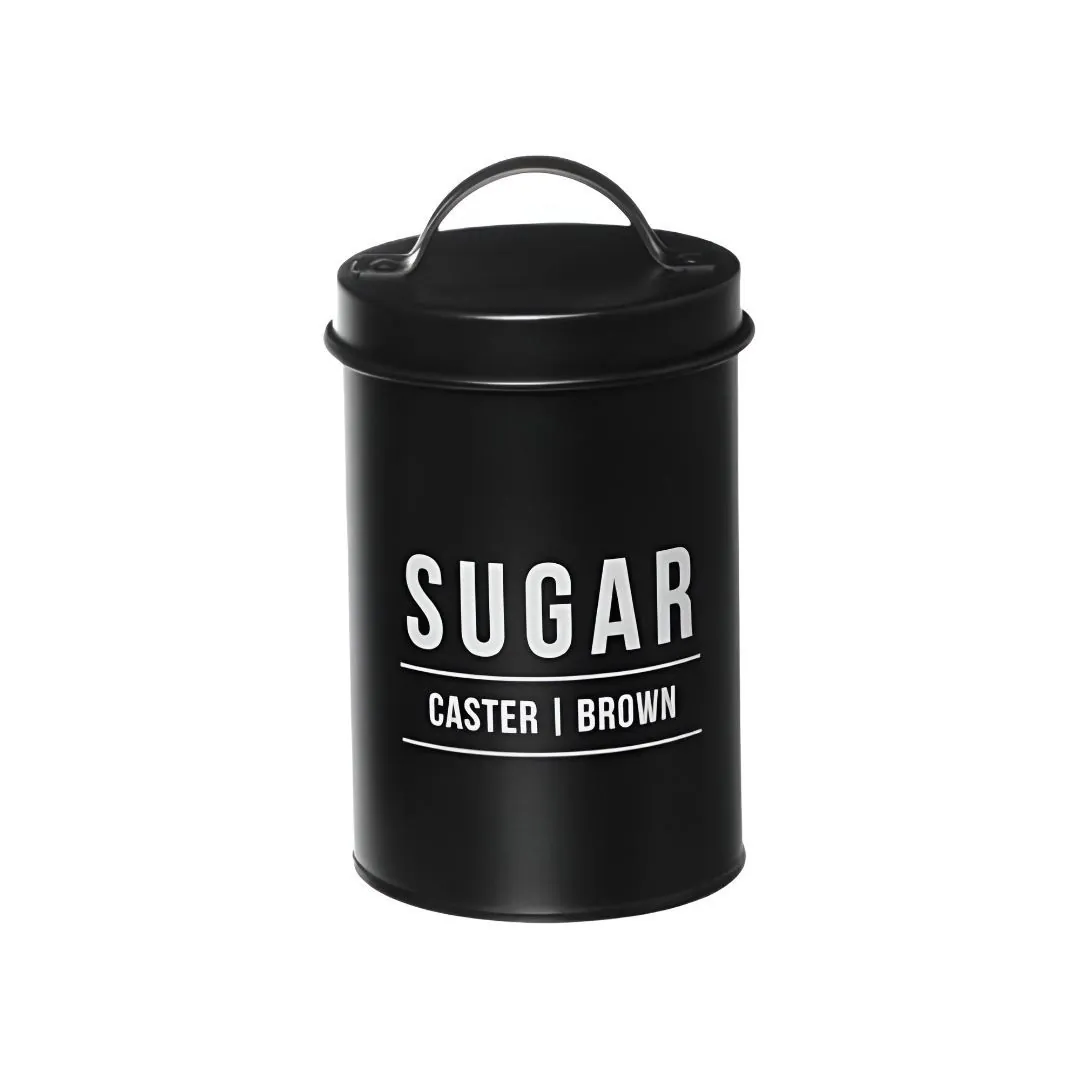 Pote para Açúcar de Aço Manhattan Hauskraft 900 Ml - Preto
