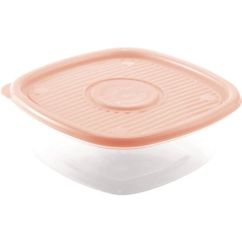 Pote Plasútil Pop Quadrado 2Litros - Rosa Claro