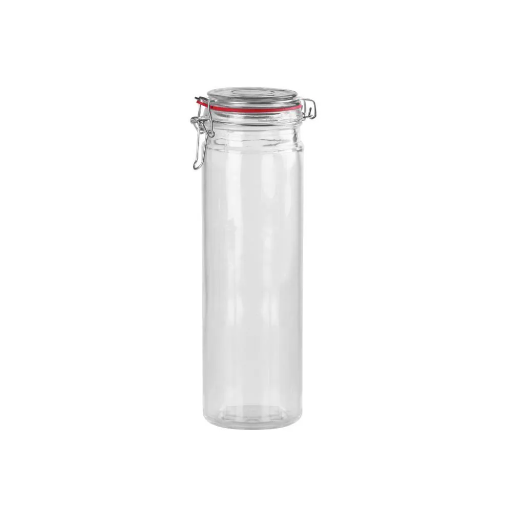 Pote de Vidro com Tampa Hermético da 1,3L - Transparente