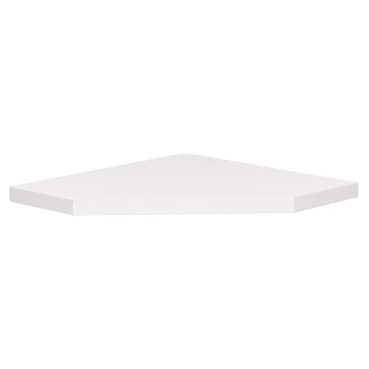 Prateleira Canto em Mdp 30X30cm Branco Laca Jpf 143 - Branco