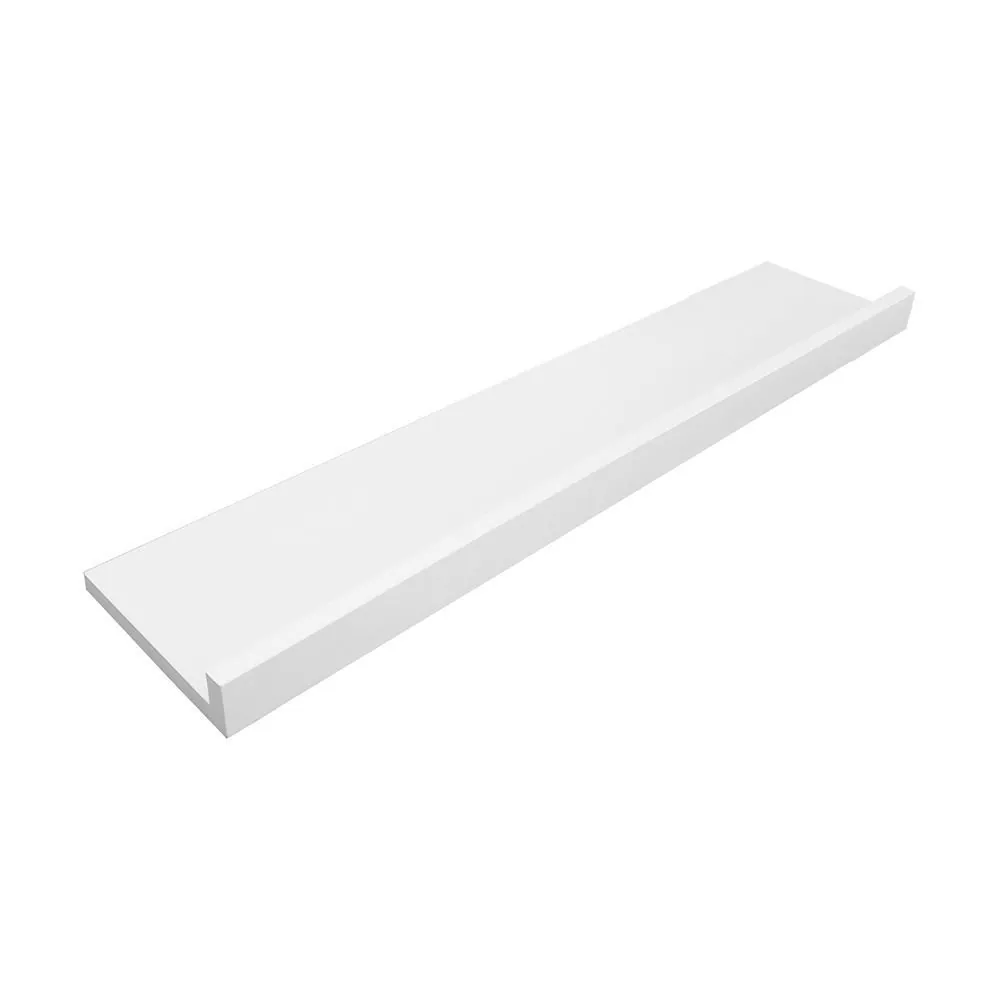 Prateleira Reta com Aba 40Mm Mdp - Branco