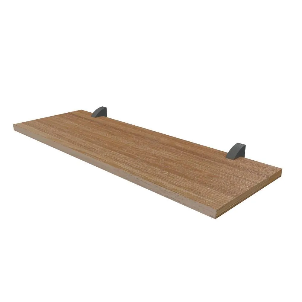 Prateleira Reta com Suporte Clip 20X40cm Multivisão - Mel