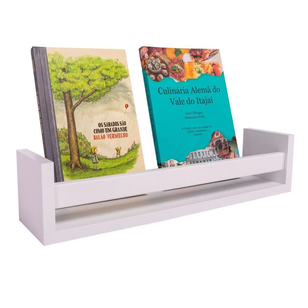 Prateleira Revisteiro 45Cm Prat-K - Branco