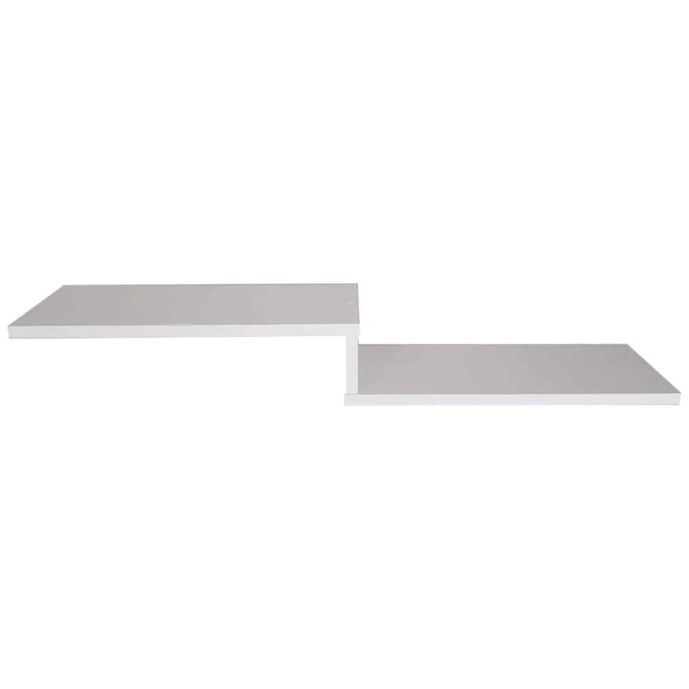 Prateleira Tipo Z Pintura Laca 98X18cm Mdp Jpf - Branco