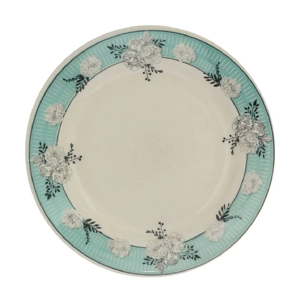 Prato de Sobremesa Donna Isis 18Cm - Azul Claro