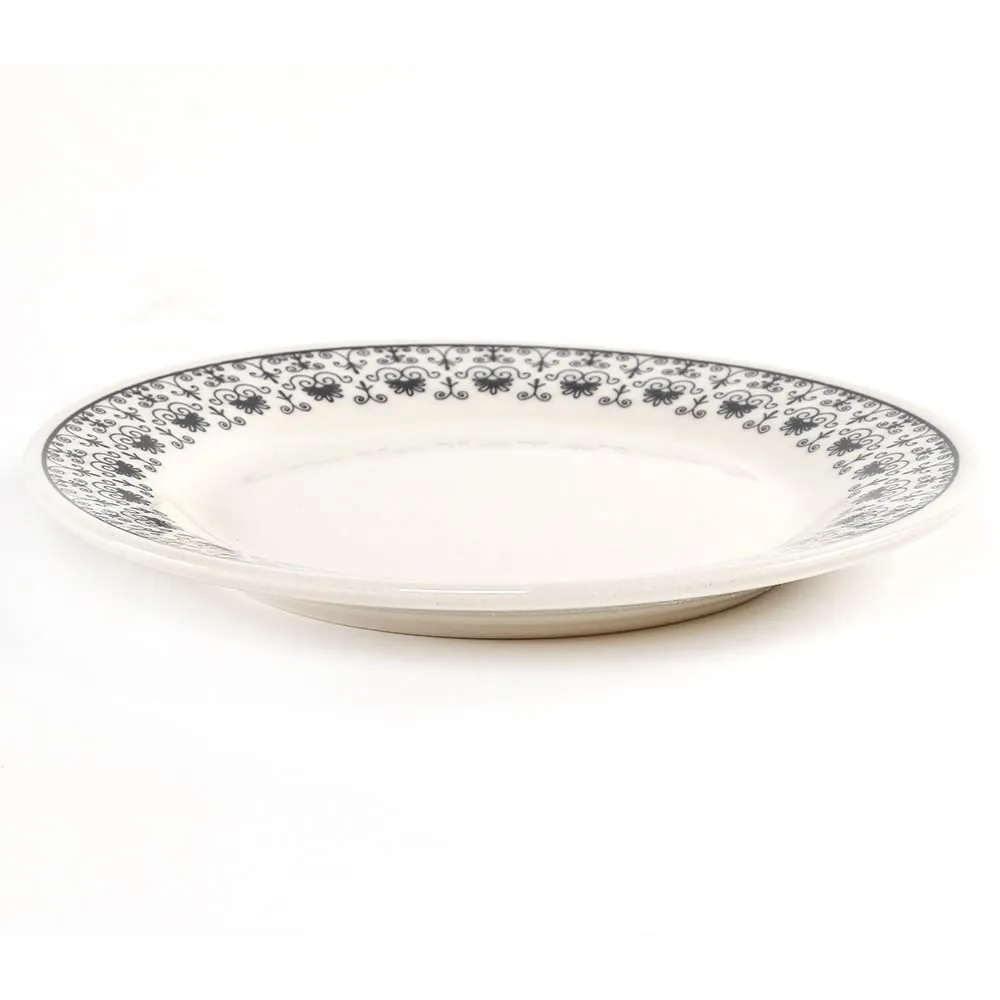 Prato de Sobremesa Donna Renda 18Cm - Cerâmica
