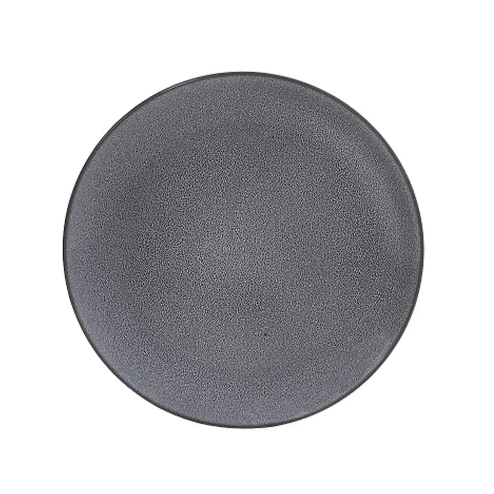 Prato de Sobremesa Vintage Grafite 21,5Cm - Cerâmica