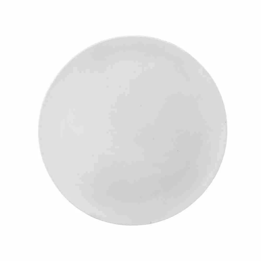 Prato de Sobremesa Melamina 20 Cm - Branco