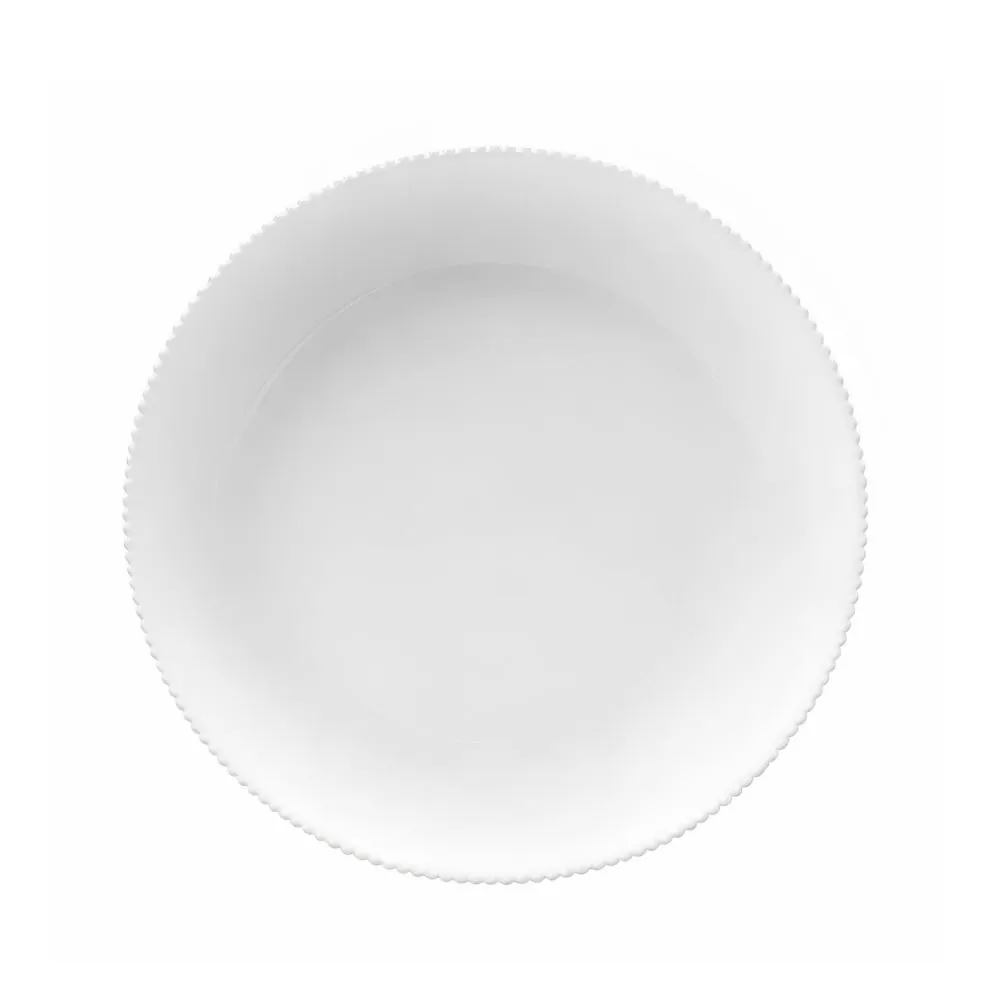 Prato de Sobremesa Opalino Paris em Relevo - 19Cm