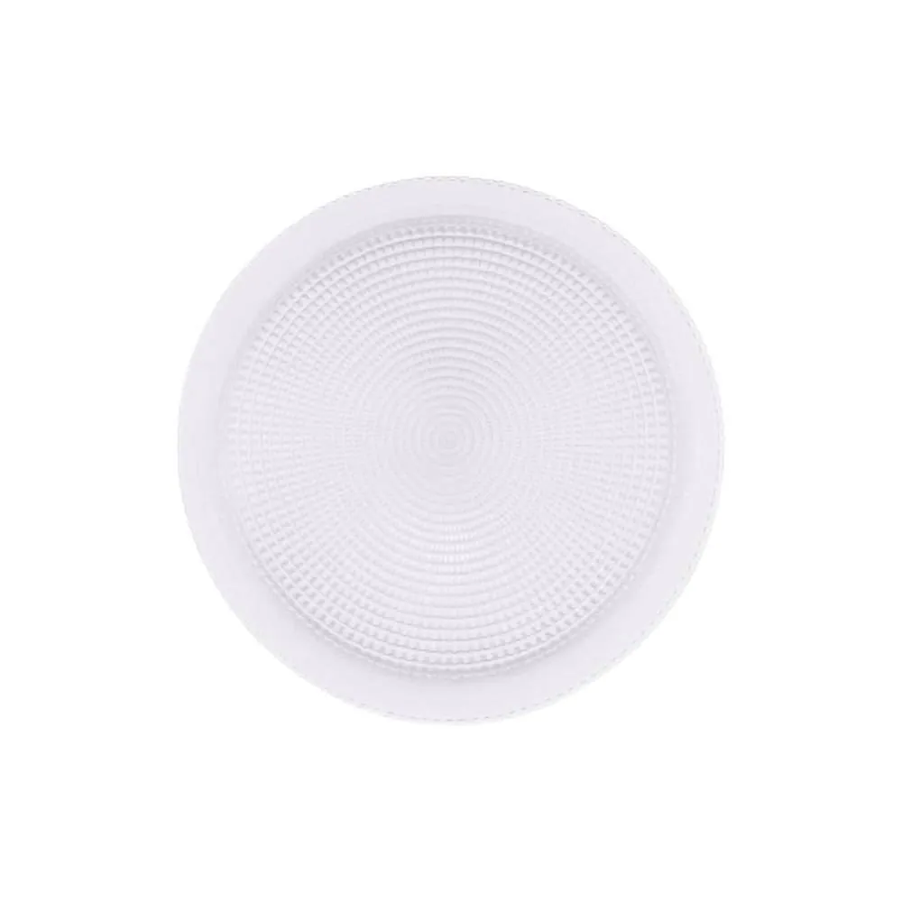 Prato de Sobremesa Oriental 18,8Cm - Transparente