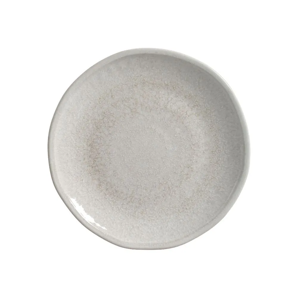 Prato de Sobremesa Stoneware Areia 18,5Cm Porto Brasil - Daily