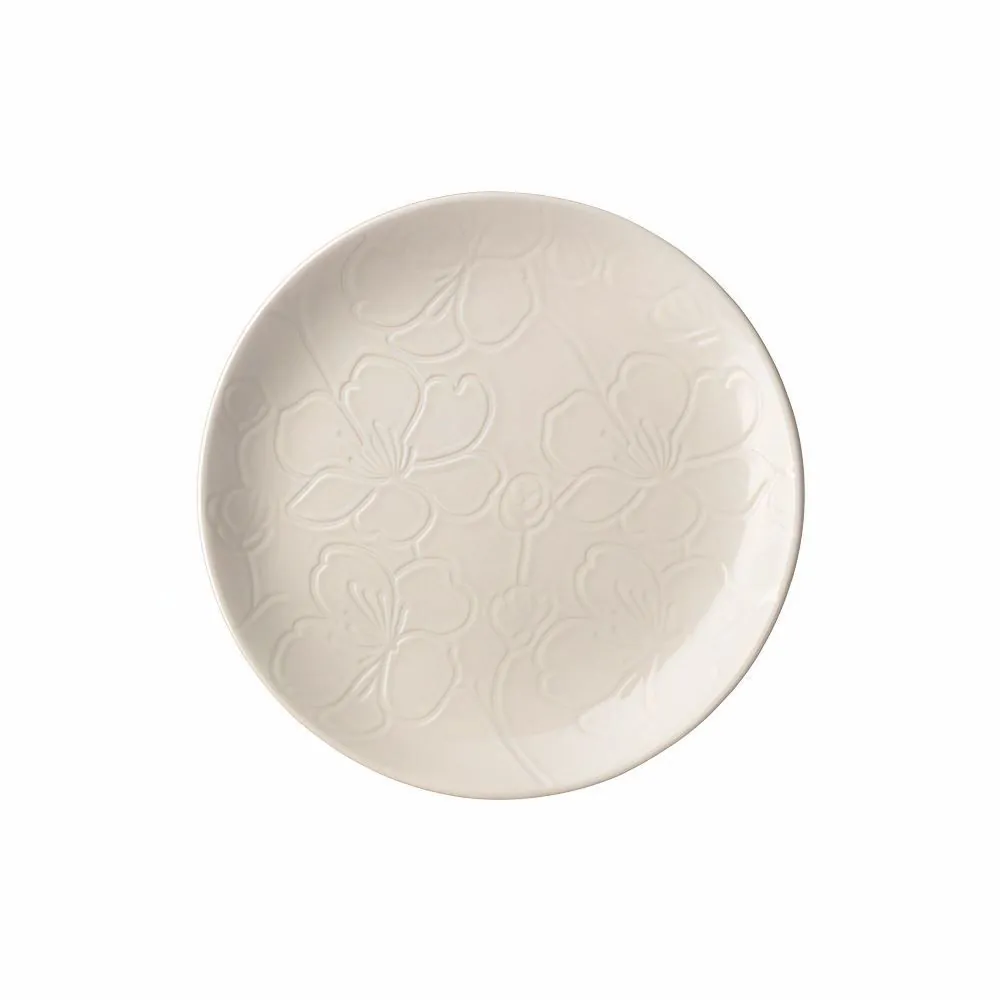 Prato de Sobremesa Unni Orquídea White Oxford - 20Cm