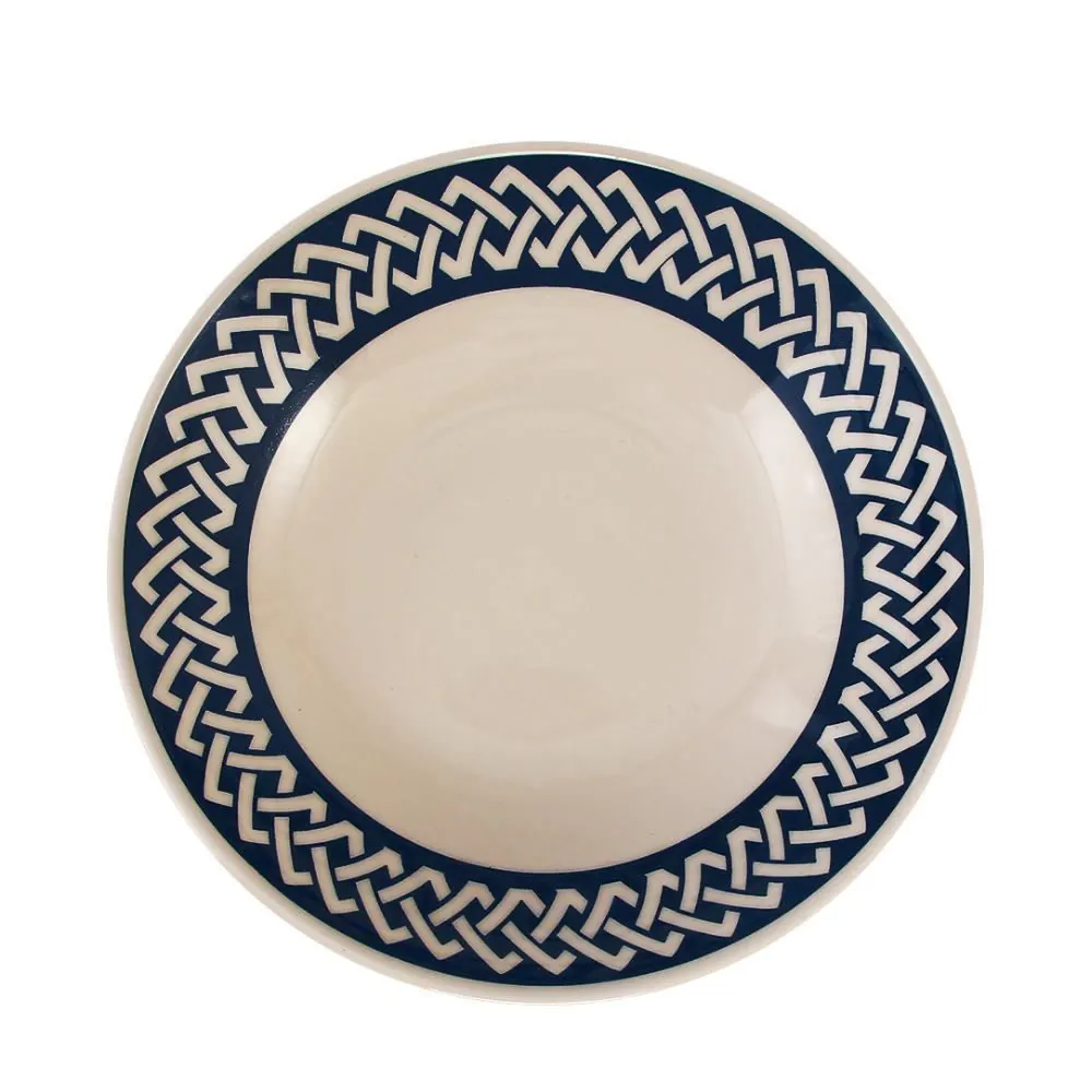 Prato Fundo New Trama Blue Biona By 20,5Cm - Cerâmica