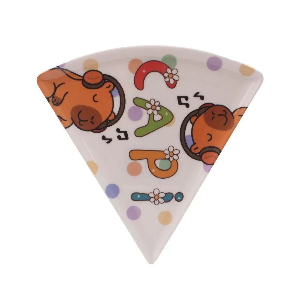 Prato Pizza Melamina Capivara Musical - 22Cm