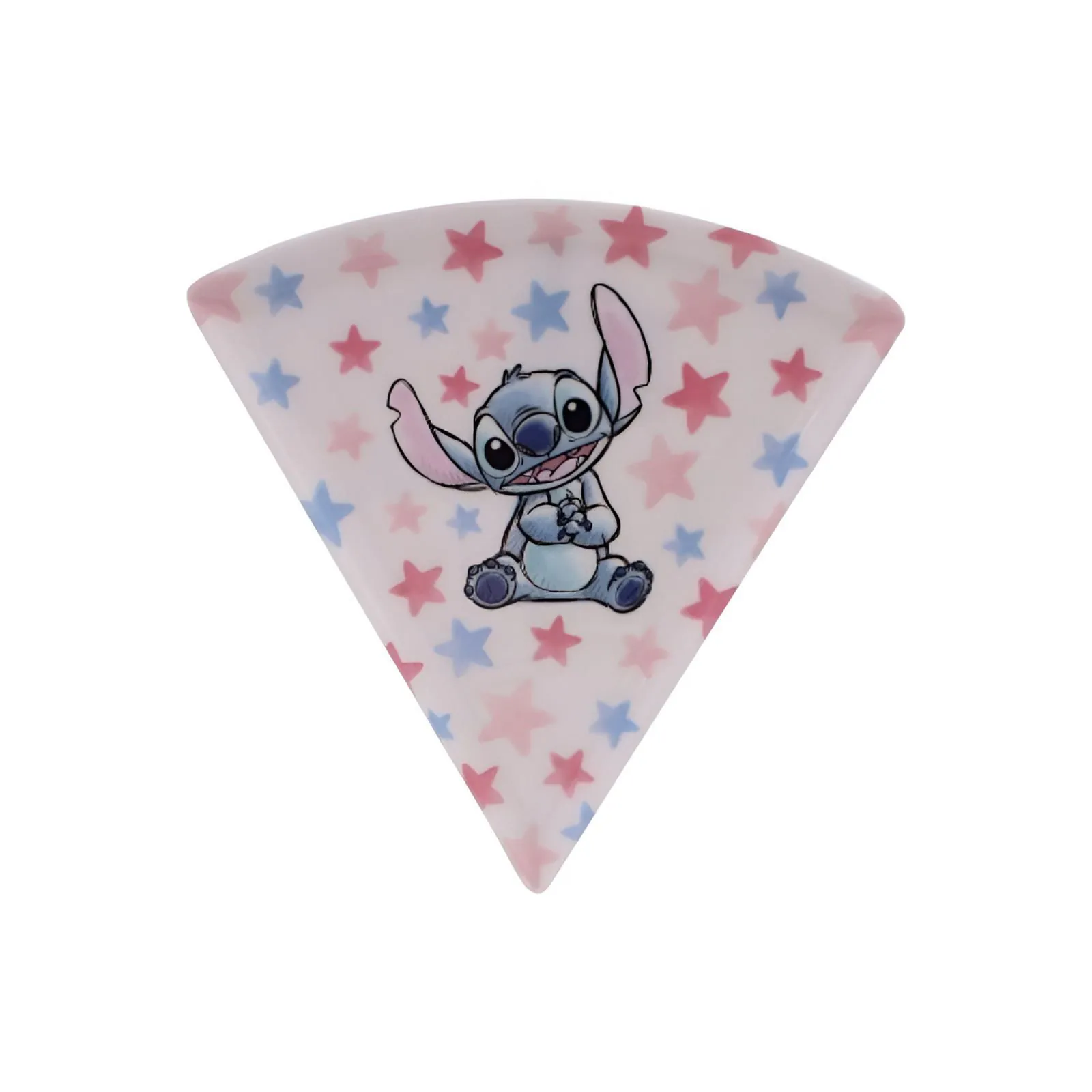 Prato Pizza Melamina Disney 22Cm - Stitch Estrelas