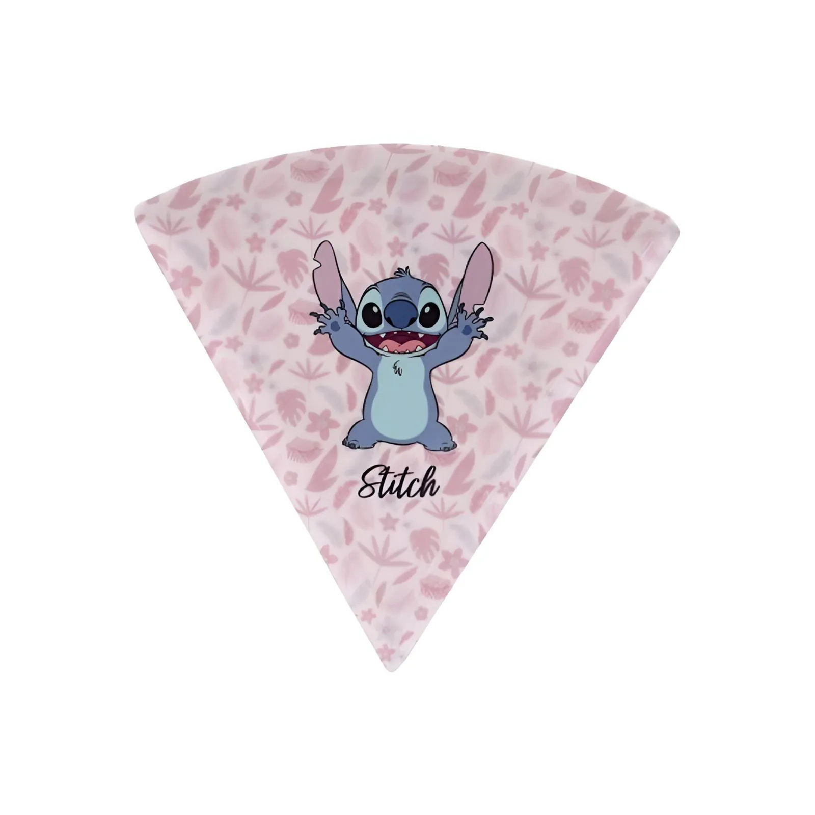 Prato Pizza Melamina Disney 22Cm - Stitch Folhagem