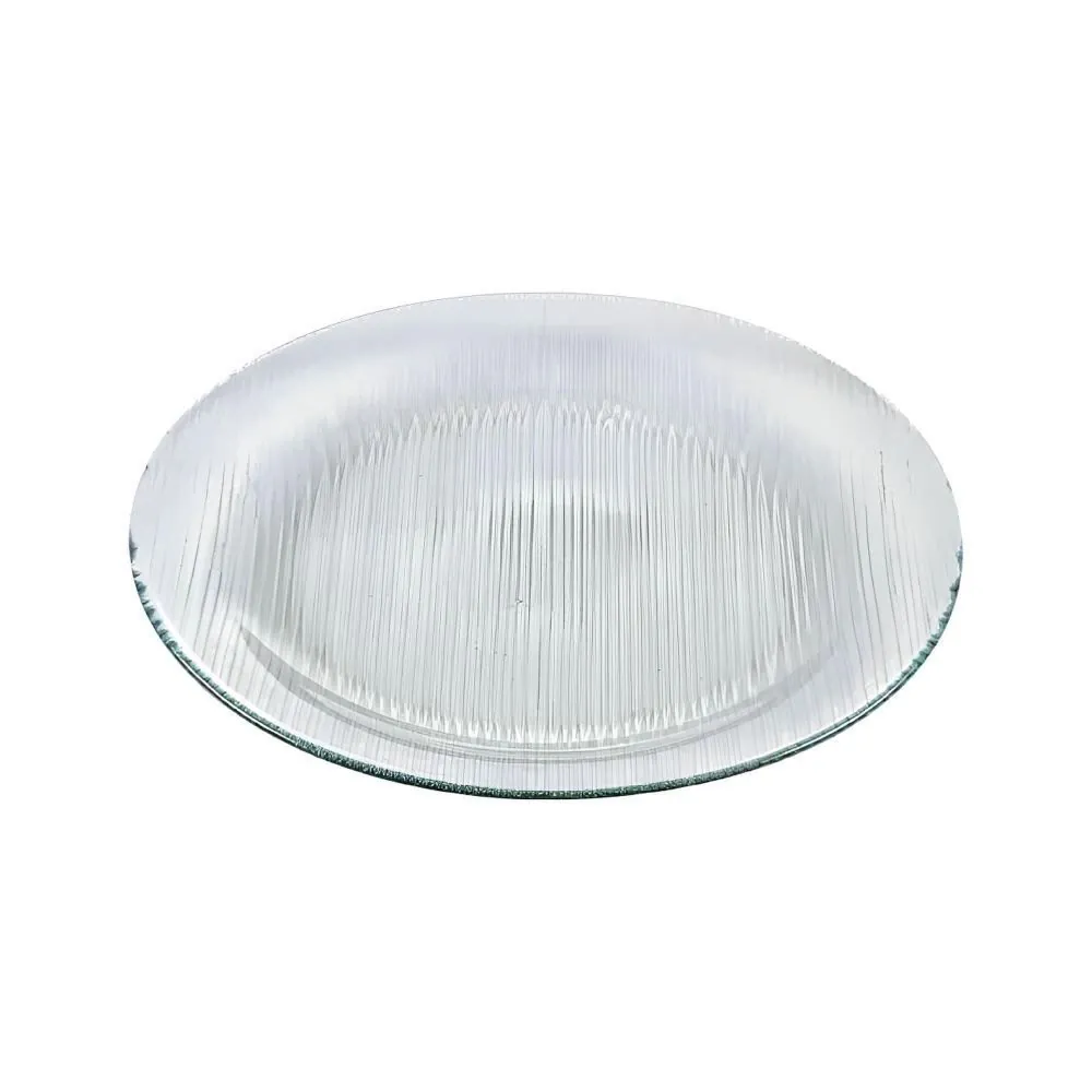 Prato Raso Diamante Duralex Vidro 23Cm - Transparente