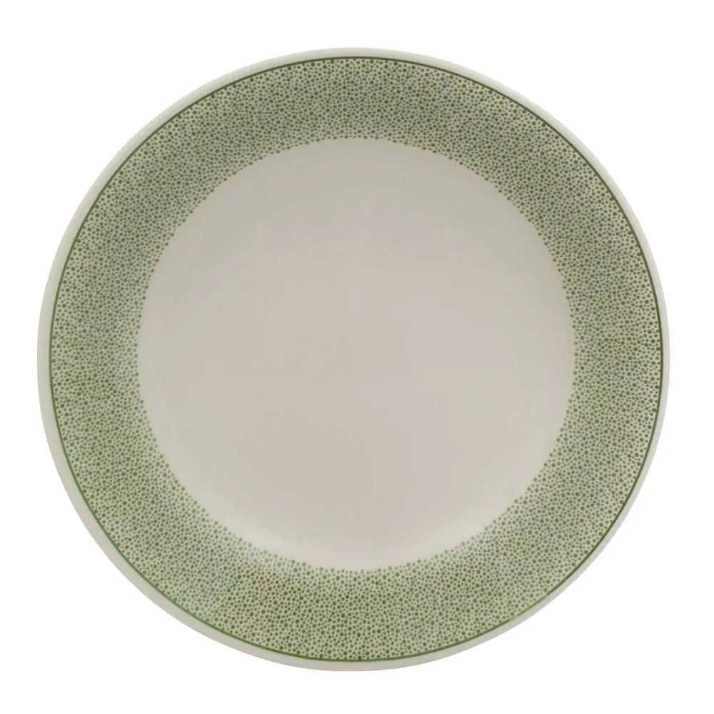 Prato Raso Donna Poppis Biona 24Cm - Verde e Branco