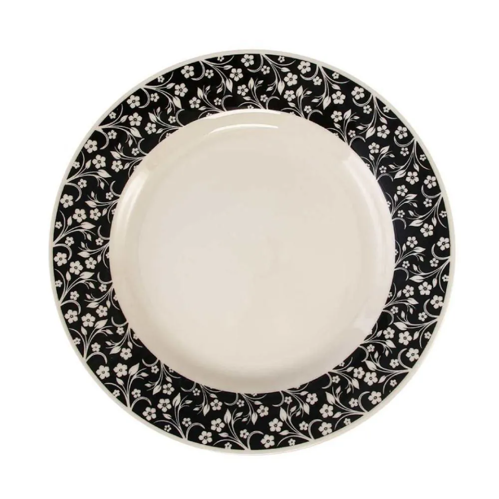 Prato Raso New Arabesco Biona By 26Cm - Cerâmica