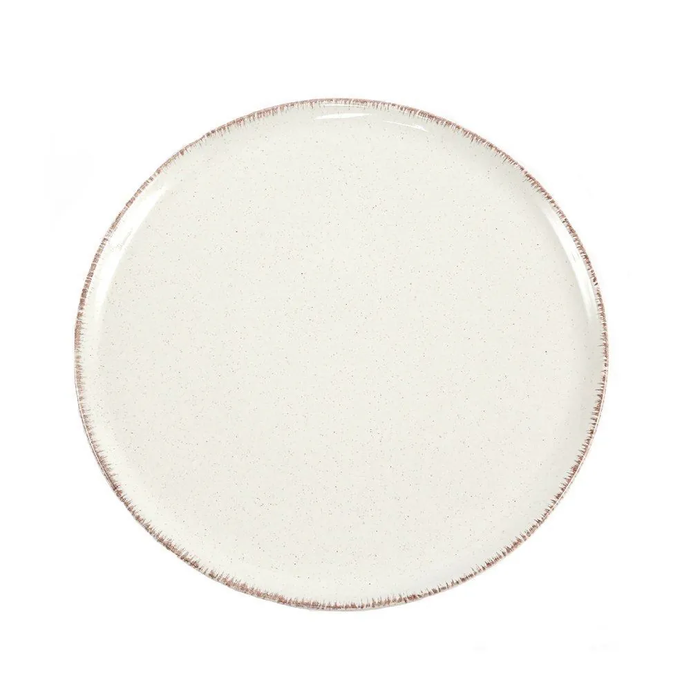 Prato Raso Naturalle Off White 27Cm - Cerâmica