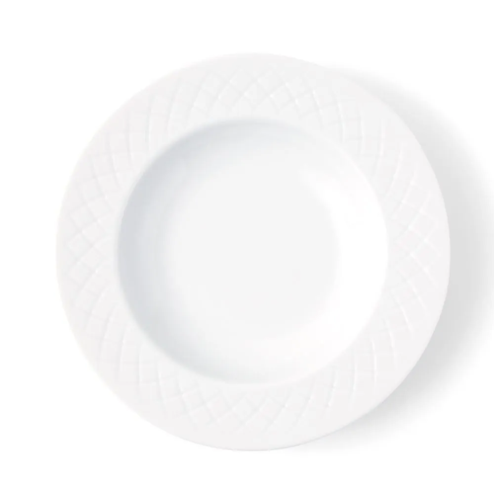 Prato Raso Porcelana Ingrid Tramontina 27Cm - Branco