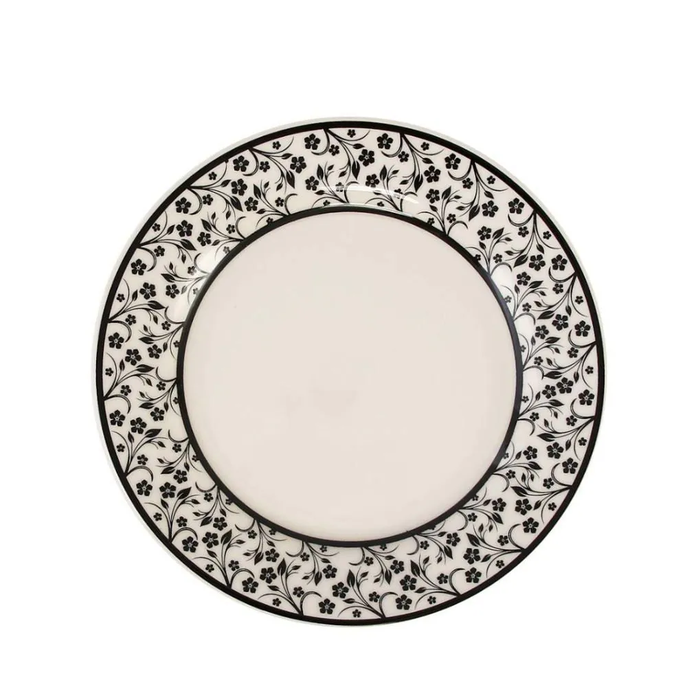 Prato de Sobremesa New Arabesco Biona By 18Cm - Cerâmica