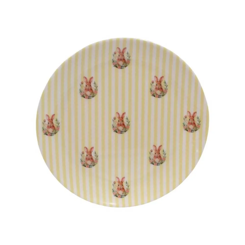 Prato de Sobremesa Melamina Páscoa 20Cm