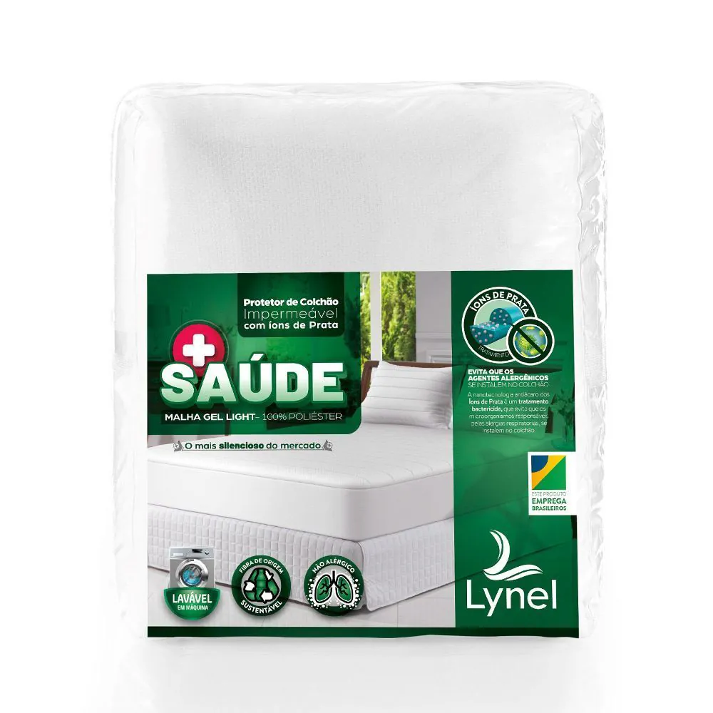 Protetor de Colchão + Saúde Malha Queen Lynel - Branco