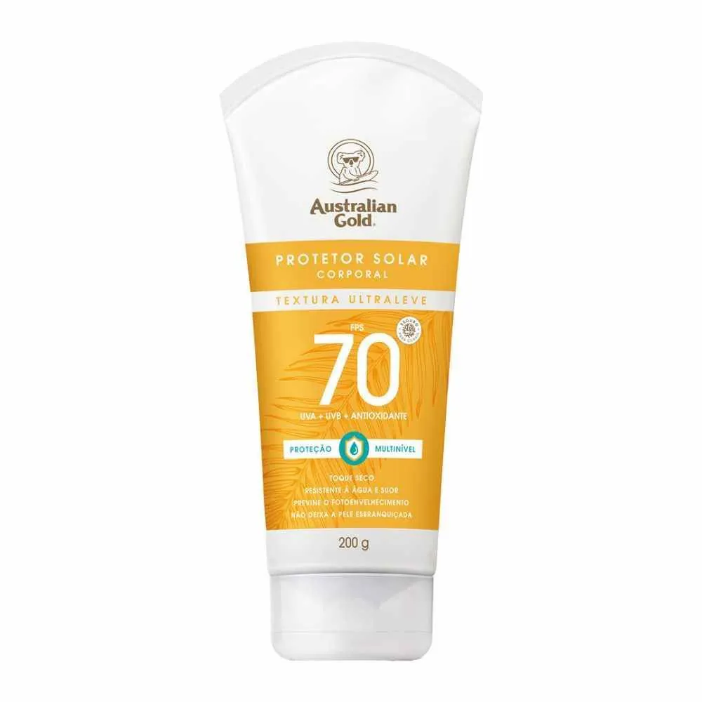Protetor Solar Corporal Fps 70 Australian Gold - 200g