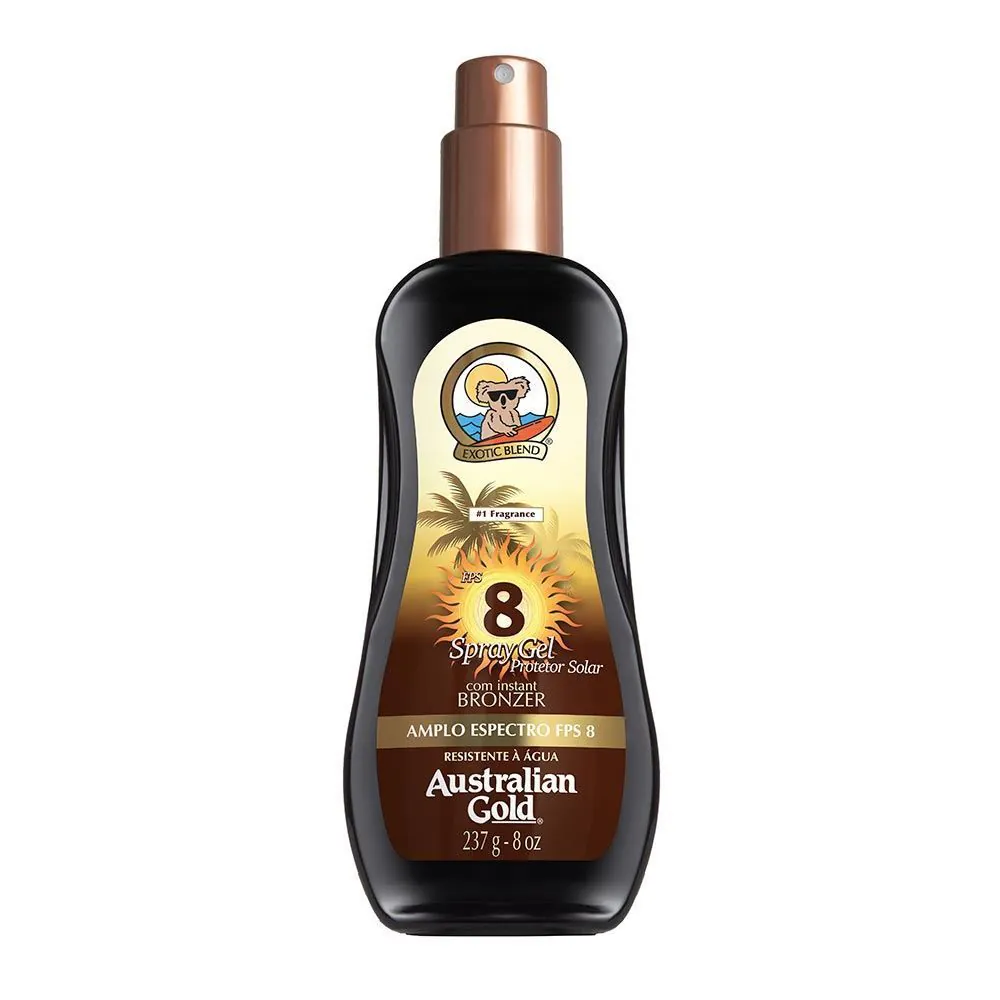 Protetor Solar Spray Gel Fps8 Australian Gold - 237ml