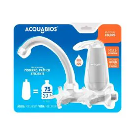 Purificador de Água Acquabios E05 de Parede - Preto