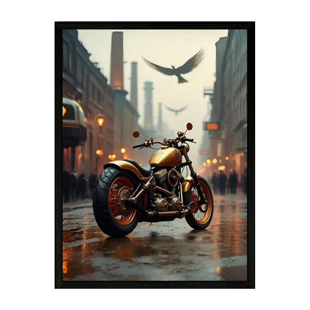 Quadro Retangular 33Cm Fx Quadros - Asas de Metal