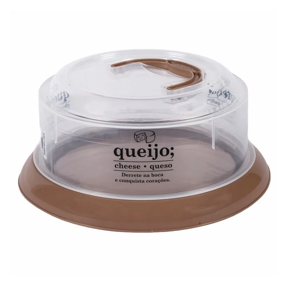 Queijeira Decora com Alça Rosca 20Cm Plasútil
