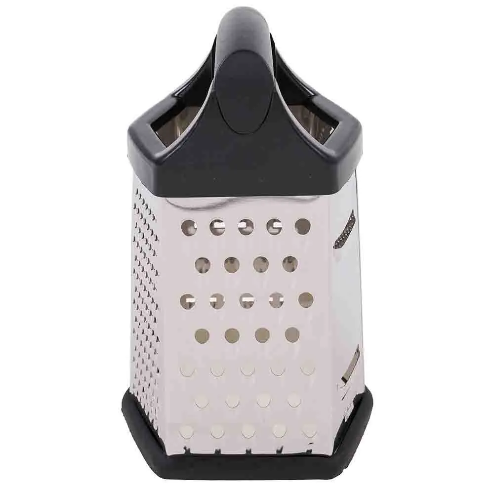 Ralador de Alimentos 6 Faces 20Cm Finecasa - Preto