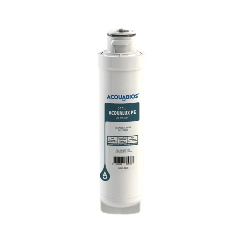 Refil Acquabios Acqualux Pe para Purificador Electrolux - 1005-0051
