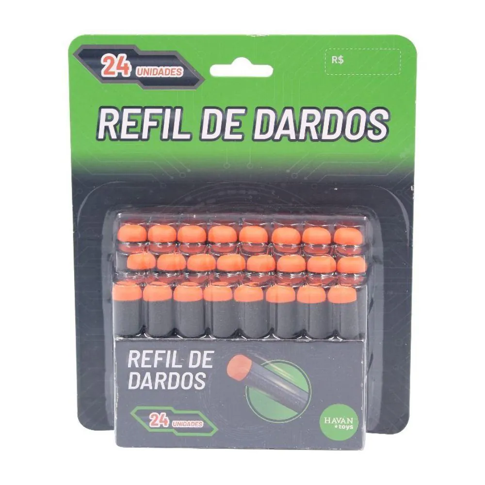Refil de Dardos 24 Peças Toys - ST78282
