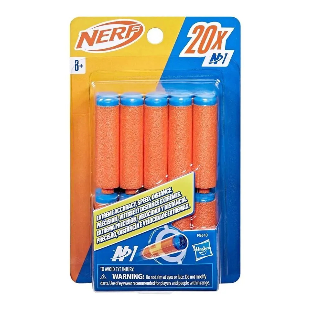 Refil N1 Series 20 Dardos Nerf Hasbro - F8640
