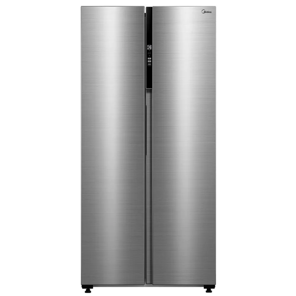 Refrigerador Geladeira Midea Side By Side Inverter Inox 442 Litros MDRS598FGA