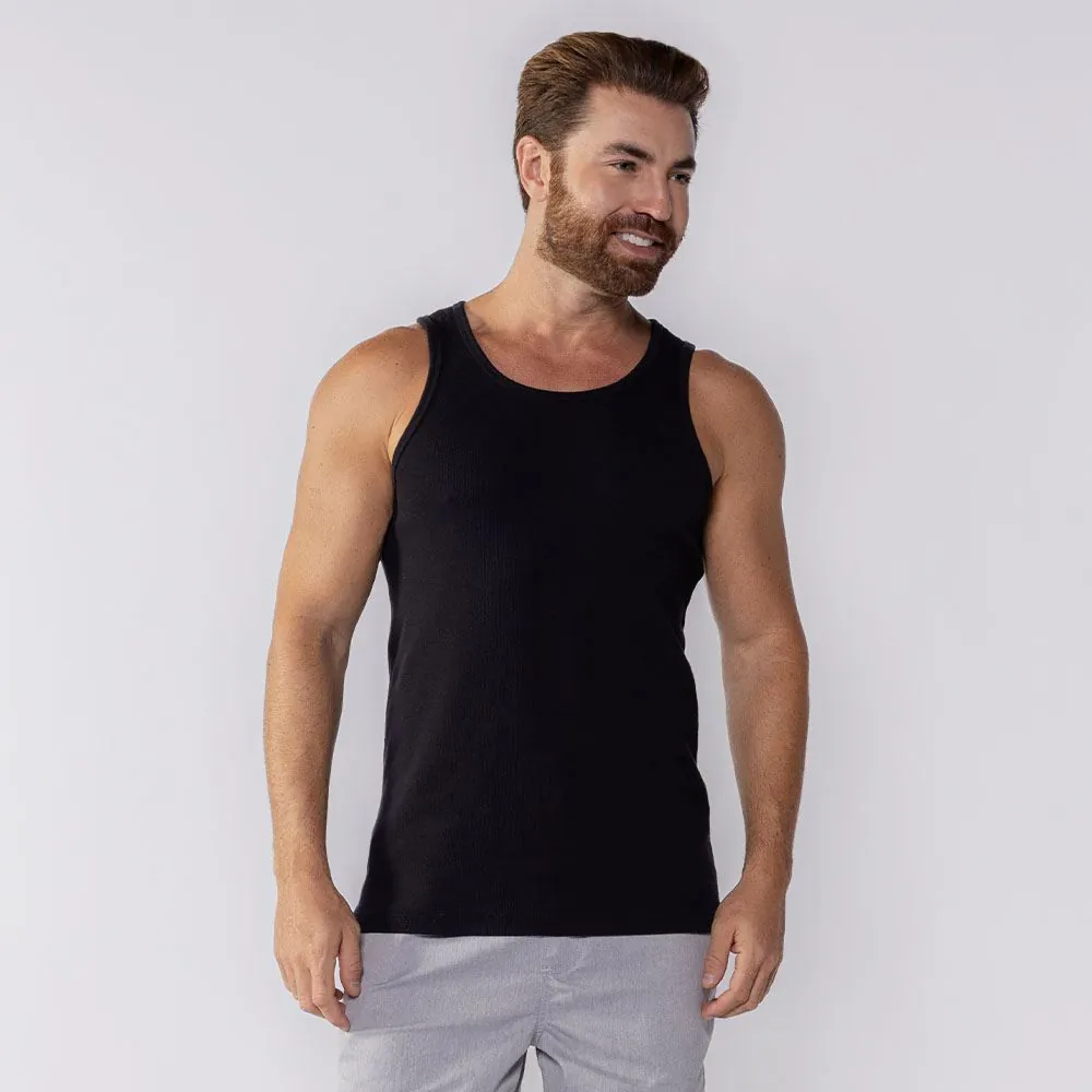 Regata Masculina Canelada Thing Preto