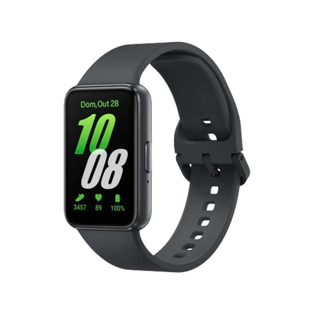 Relógio Galaxy Fit 3 Samsung Tela 1,6 Polegadas Amoled - Grafite