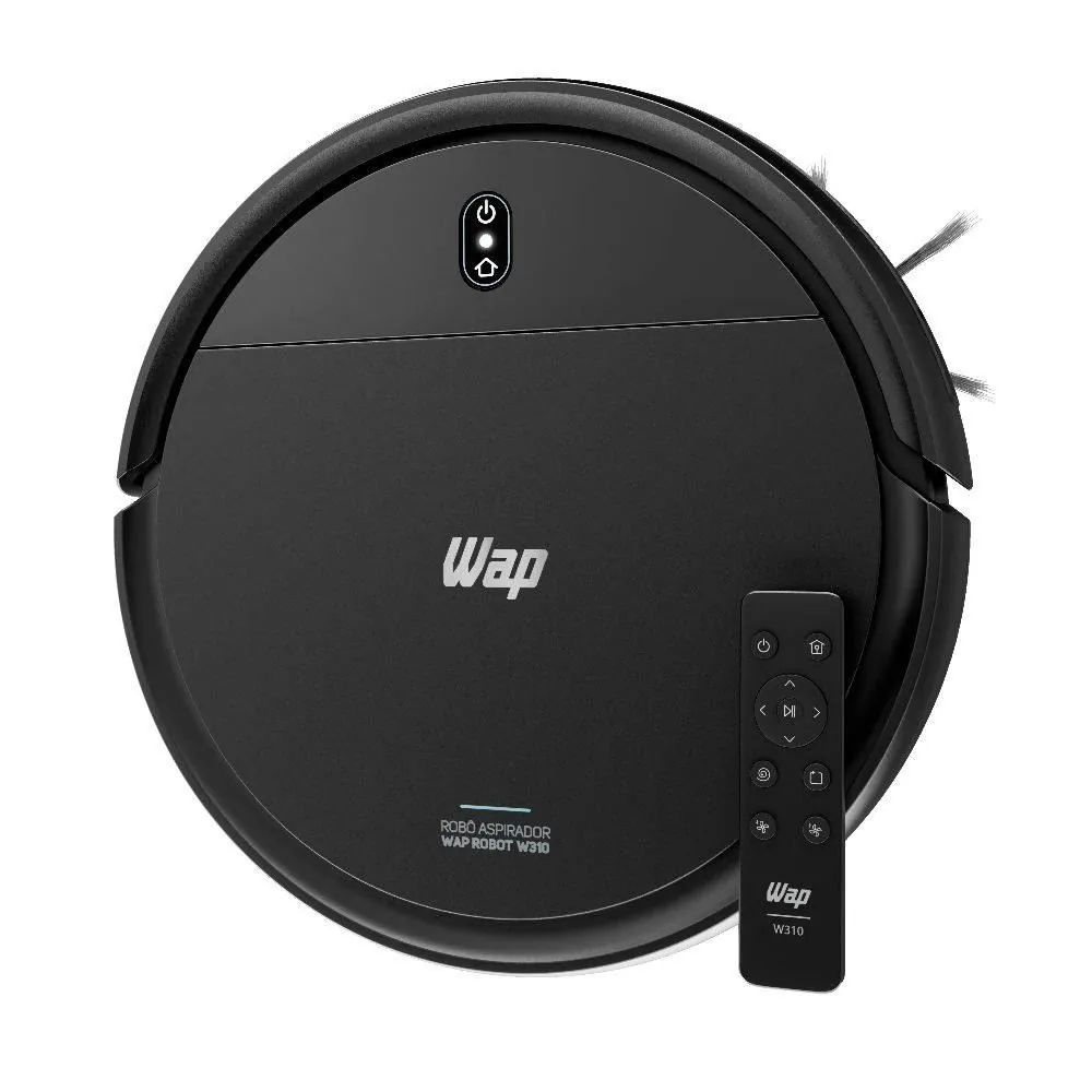 Robô Aspirador 3 em 1 Wap Robot W310 com Base Carregadora Bivolt