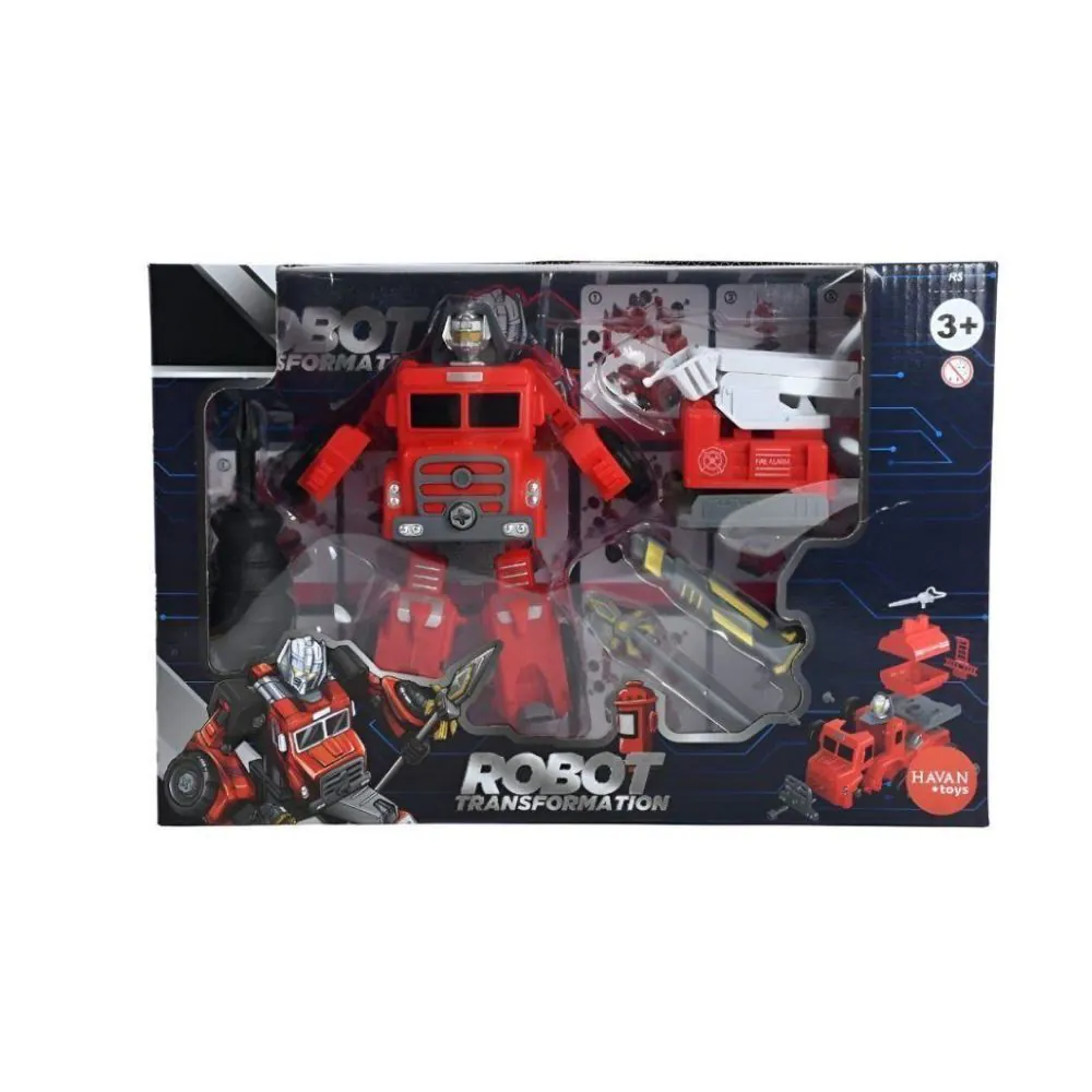 Robô Caminhão de Bombeiro Toys - Sortido