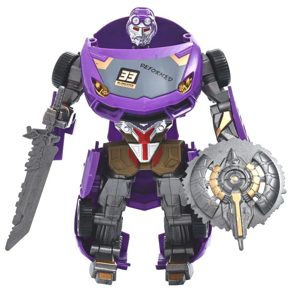 Robô Transformador Roxo Toys - HBR0366