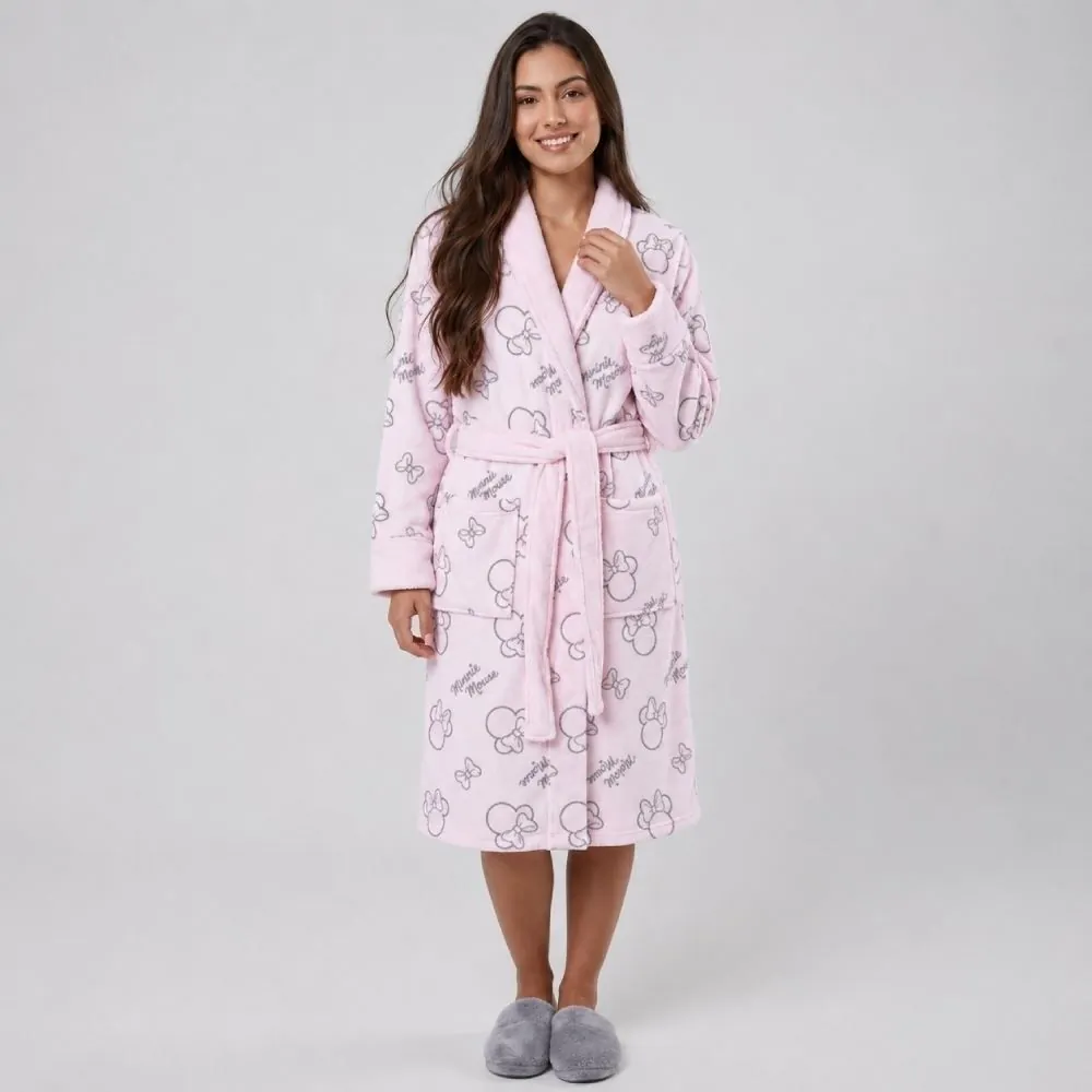 Roupão Adulto Unissex Disney Microfibra P - Minnie