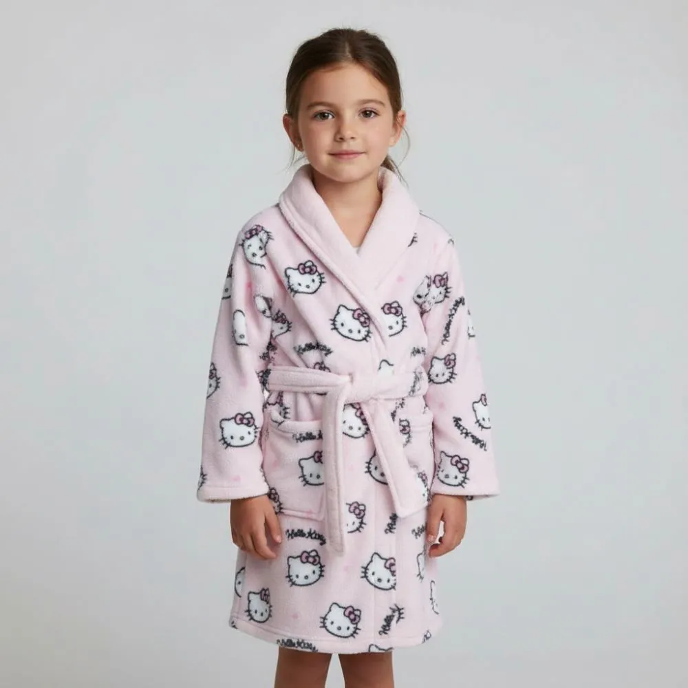 Roupão Infantil Hello Kitty P Sanrio - Hello Kitty