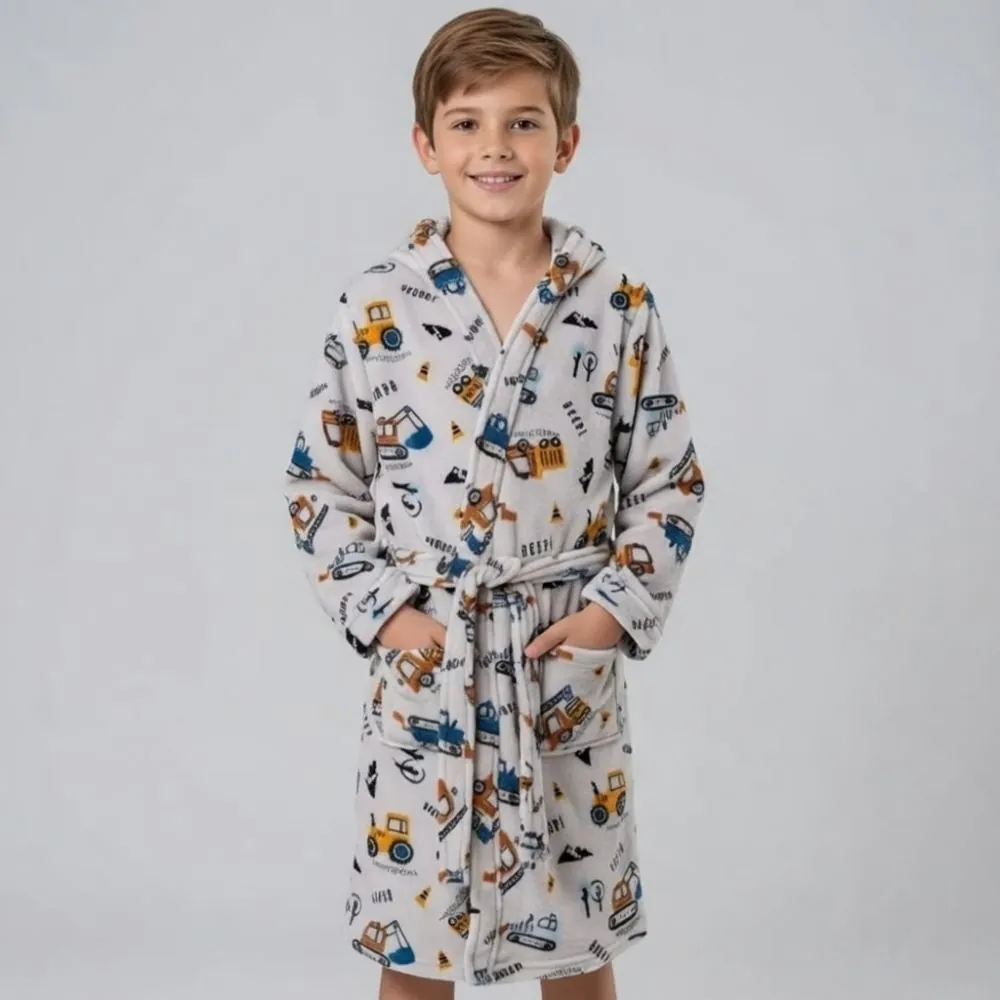 Roupão Infantil M Microfibra Lumini Kids - Máquinas