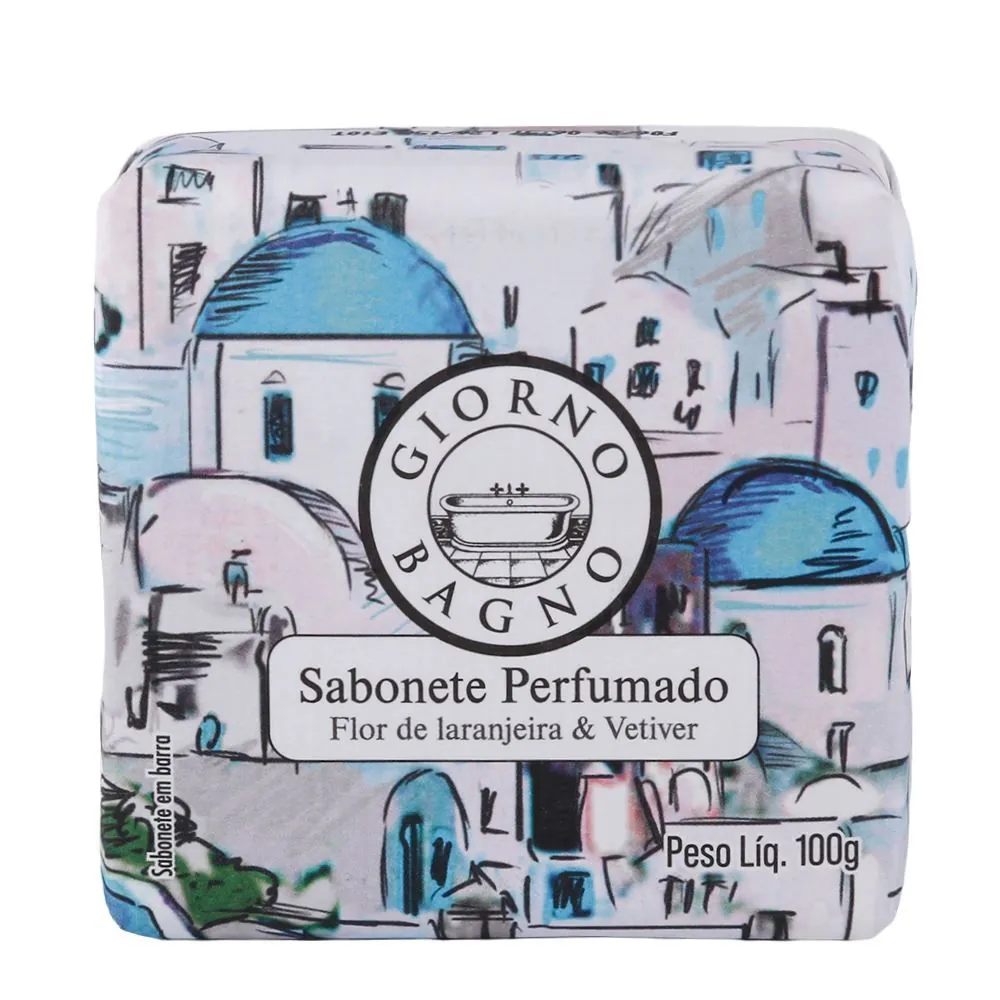 Sabonete Perfumado Giorno Bagno - Flor de Laranjeira e Vetiver