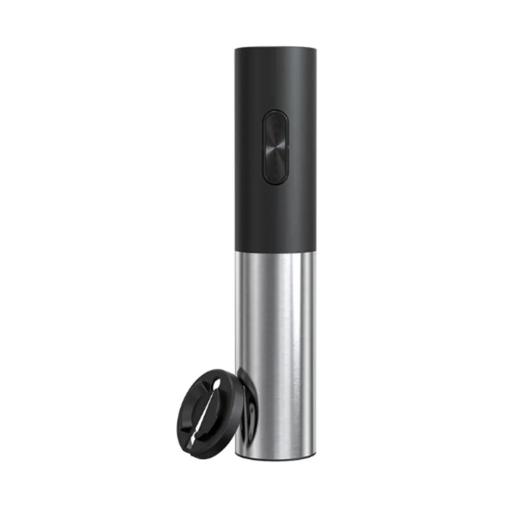 Saca Rolhas Elétrico com Cortador de Lacre - Aço Inox